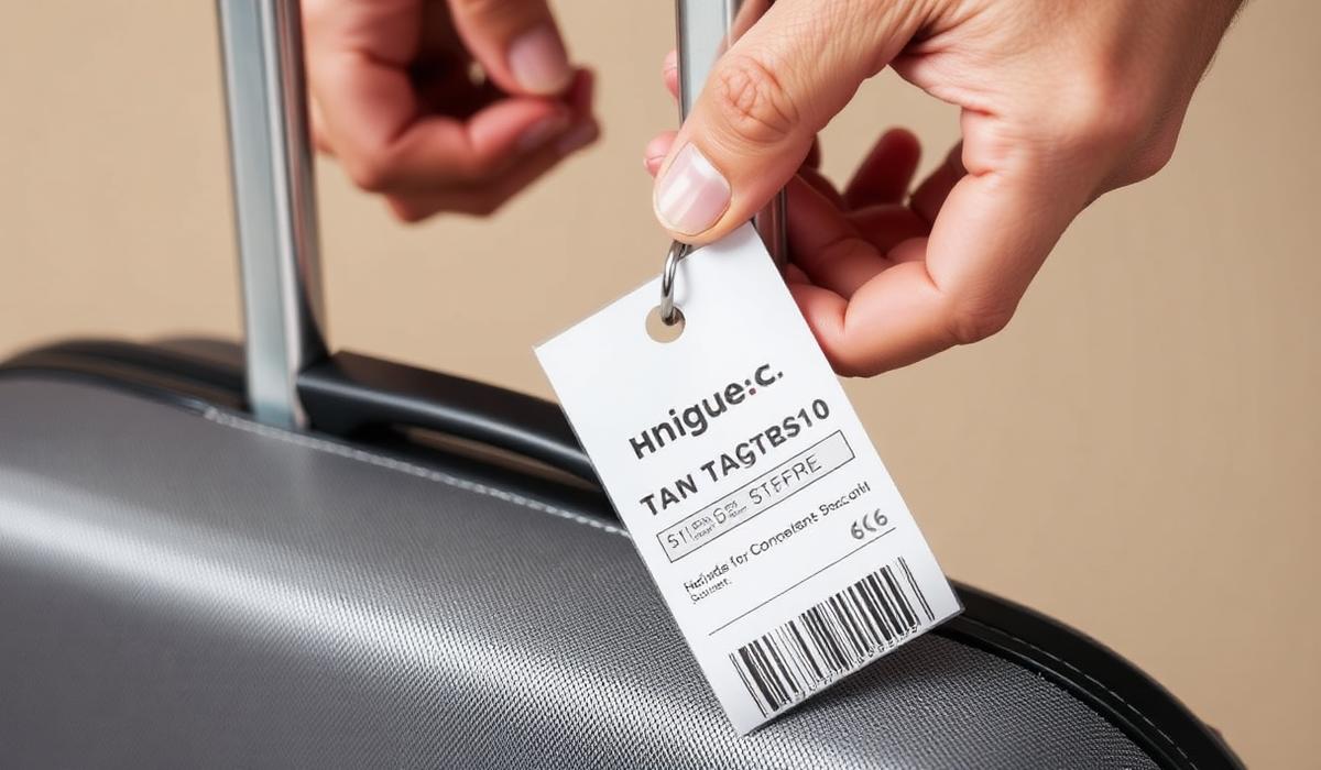 Airport luggage scale weighing a large checked suitcase before check-in